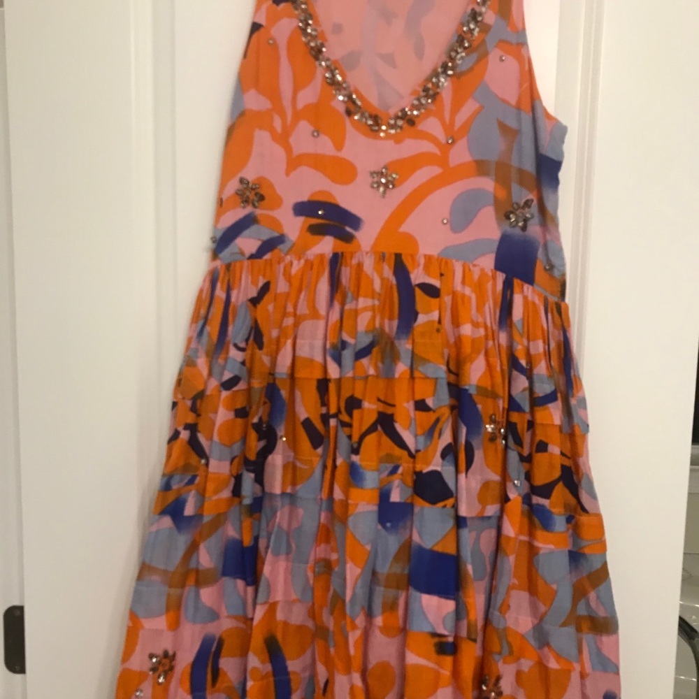 Anthropologie Leifsdotier embellished dress 👗 - Picture 4 of 5
